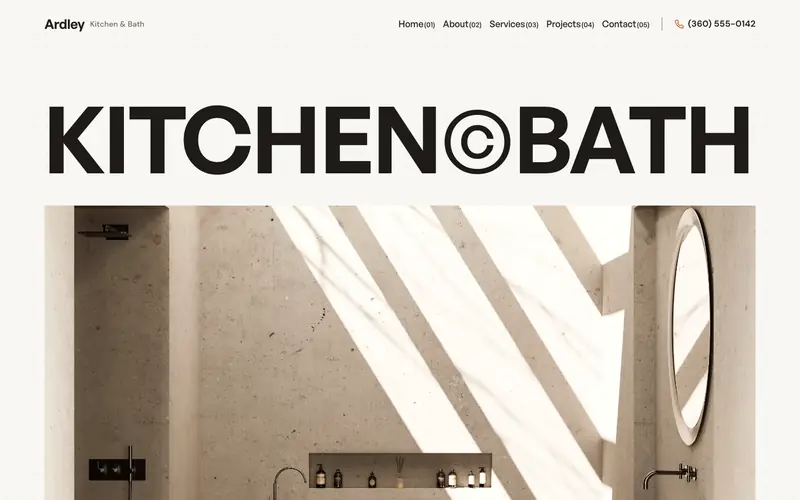 The Limewash demo site, the home page on a laptop